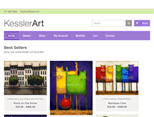 Tablet Screenshot of kesslerart.com
